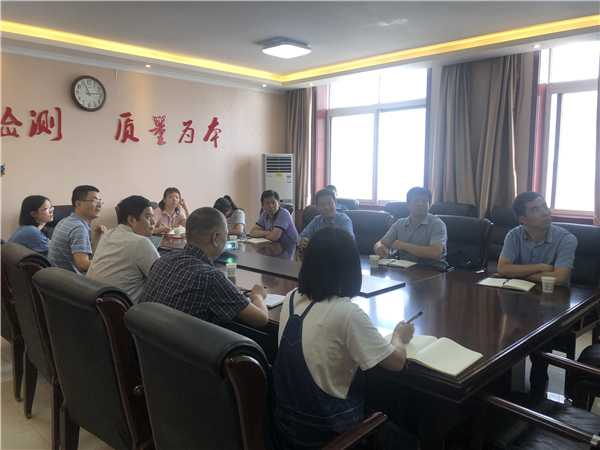 陕西省核与辐射安全监督站郭辉站长一行莅临测试公司 指导交流(图2)